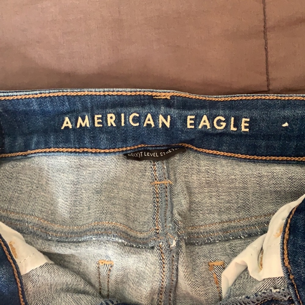 High waisted ripped jeans size 4 - Picture 3 of 4